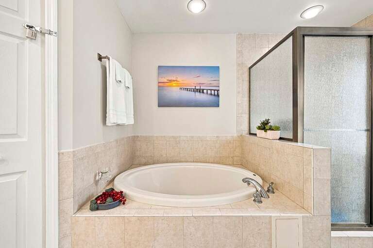 Garden Tub and Shower