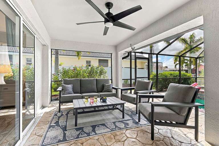 Sitting Area for Reading or Watching the Game