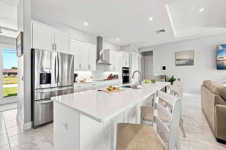 Kitchen with Large Island Great for Entertaining