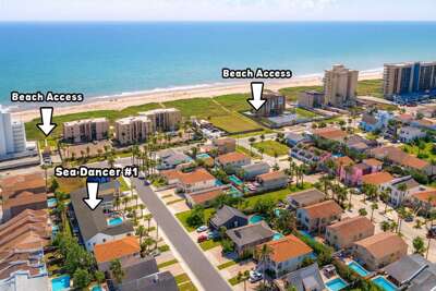 EZ Access 1st Floor  " 5 mins to Beach " Pool
