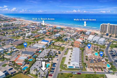 Ground Floor 2BR, No Stairs, Pets OK, Beach SPI