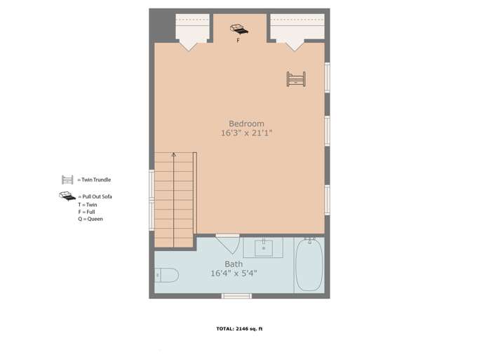 2nd Floor Floorplan