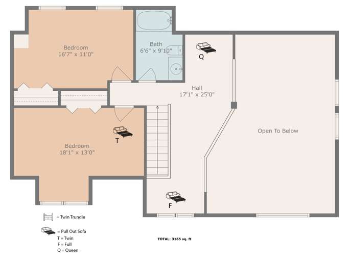 2nd Floor Floorplan