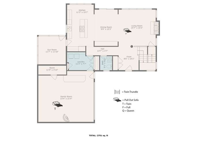 1st Floor Floorplan