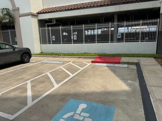 FREE Available outside accessible parking (unsecured)