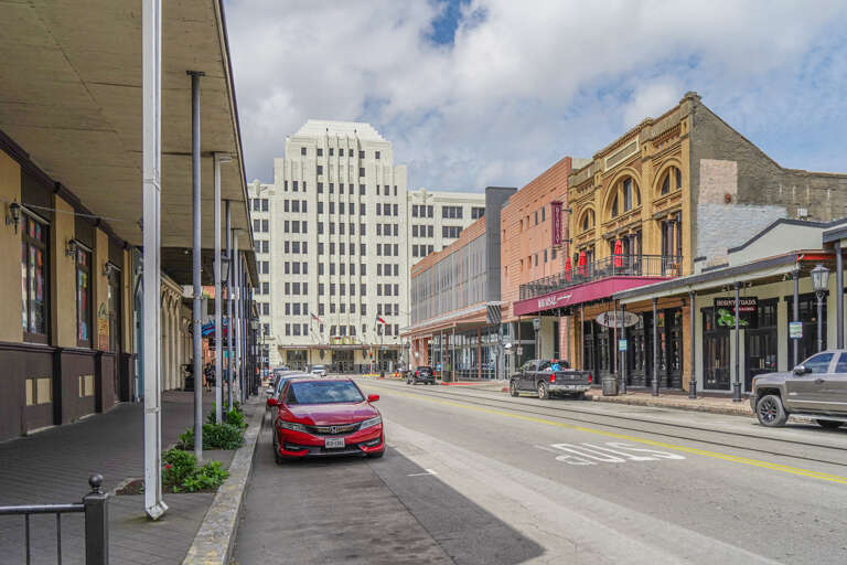 The Strand.  Shopping, dining, and entertainment.