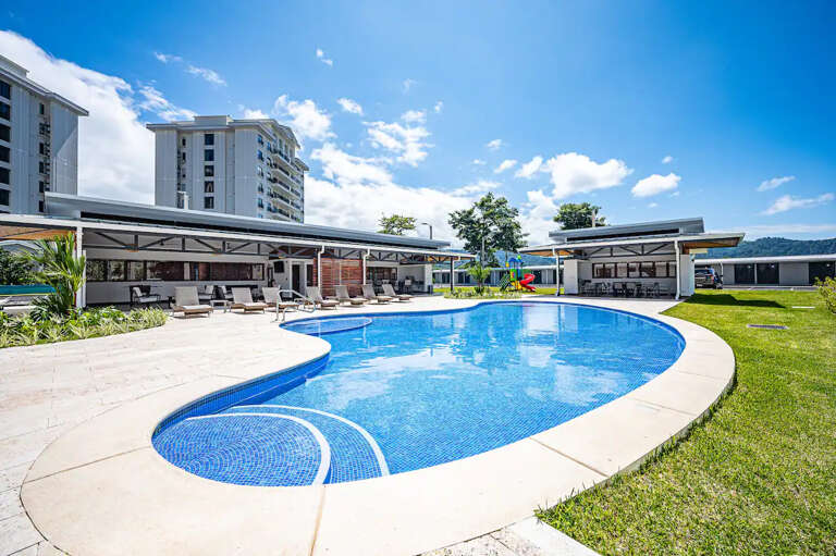 Kids Pool with BBQ area in back