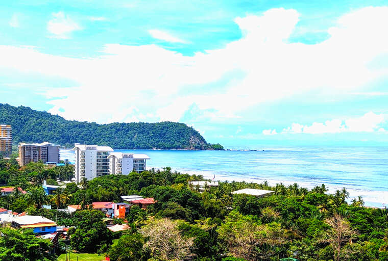 View of Jaco Jaco Beach from the Stairs