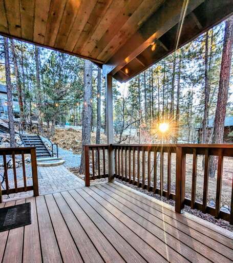 Enjoy the great sunsets from either deck, you'll have 2!