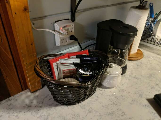 Coffee and goodies upon your arrival