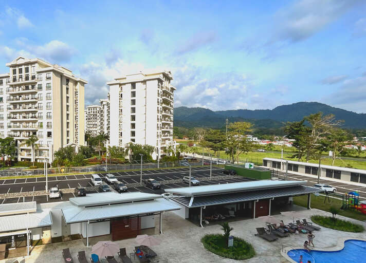 Mountain and Pool View