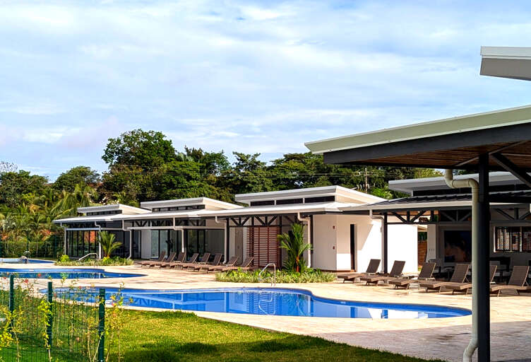 Pools and community spaces