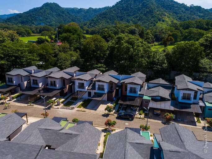 Neighborhood aerial view