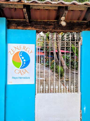 Pedestrian Gate at Zenergy Casa &amp; Cabinas