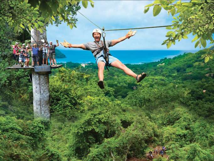 Los Sueños Adventure Park is nearby