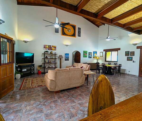 Living Room and Dining Area of Casa Zenergy