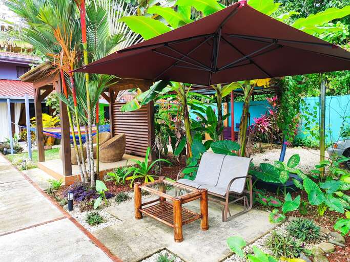 Garden sitting areas