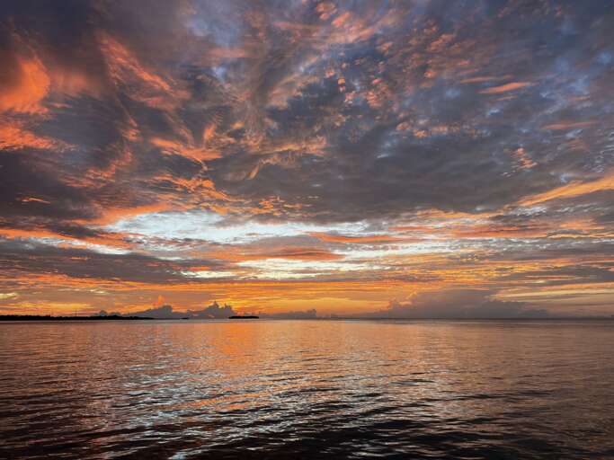 Enjoy breathtaking sunsets right from the comfort of the house