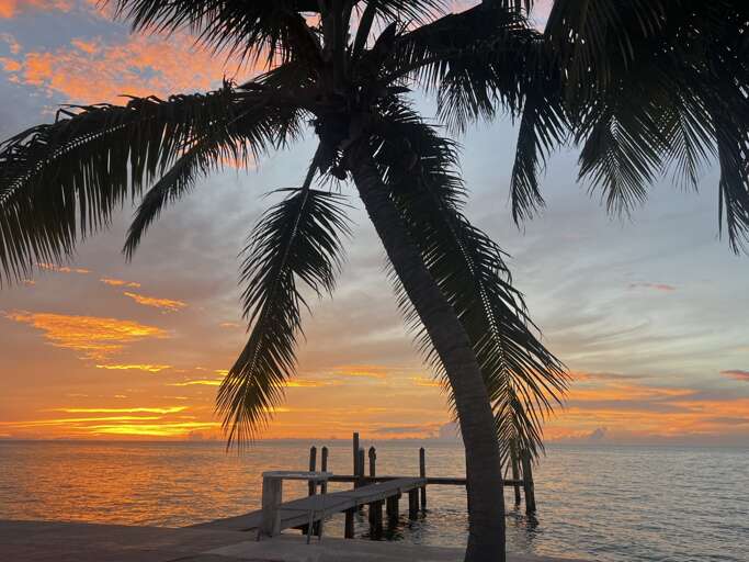 Golden hour over the Gulf of America—experience breathtaking sunsets from your private paradise