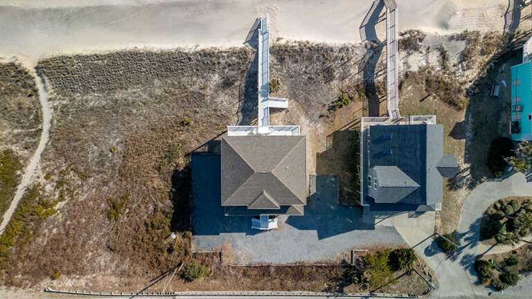 Aerial View Top of House