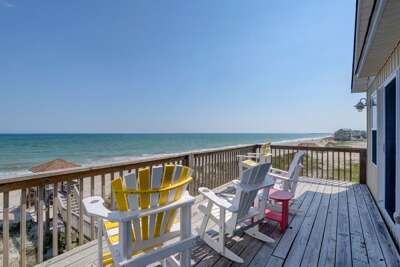 Ocean front deck