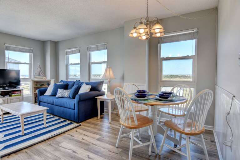 Meals and living area