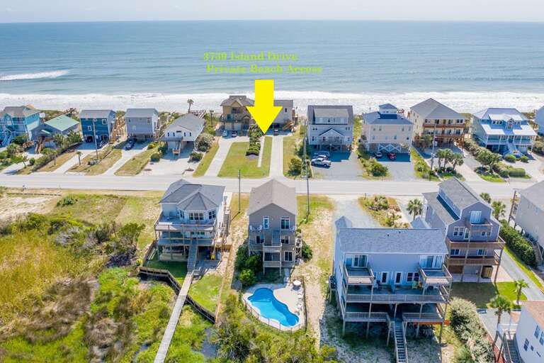 3739 Island Drive Private Beach Access