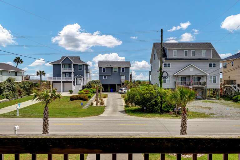 First Floor Oceanside Deck View