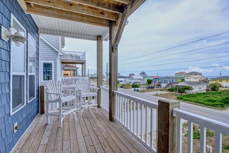 Lower balcony oceanside Lower balcony oceanside