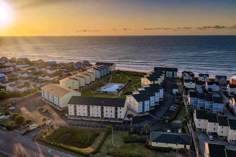 Surf Condos in the morning sunshine