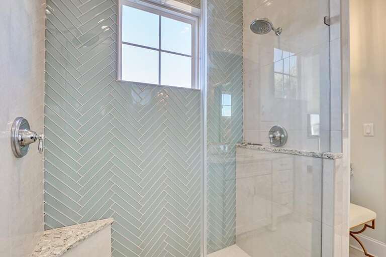 Shower in Downstiars Master Bath Shower in Downstiars Master Bath
