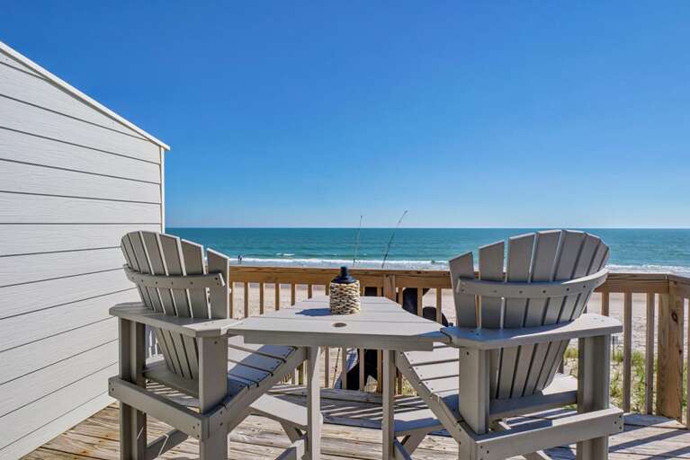 Balcony off of bedroom 2