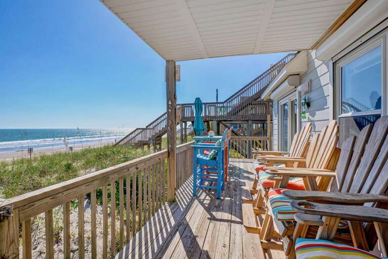 Deck off living area