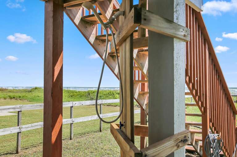 Outside shower Outside shower