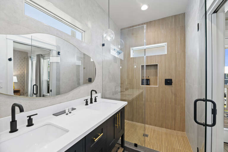 Bathroom 2 with standing shower!