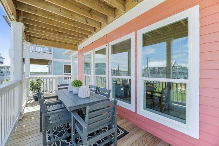 Outdoor dining for all meals!