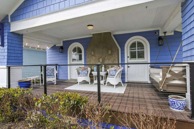 Spacious, big porch for gathering, and relaxing