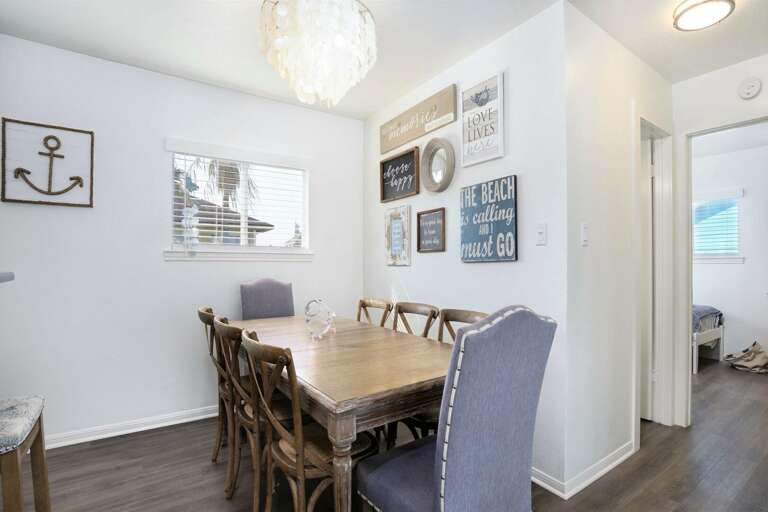 Dinning table seating up to 8