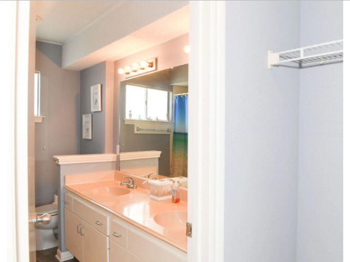 Plenty of closet and storage space. Plenty of closet and storage space.