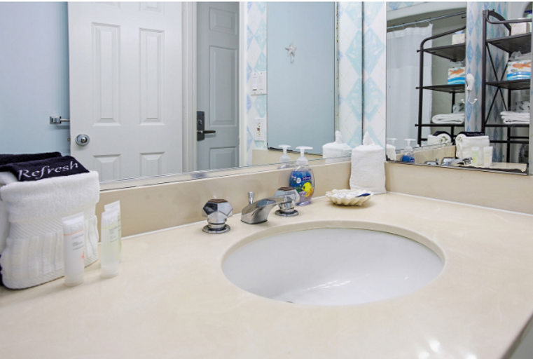 Counter space for your belongings