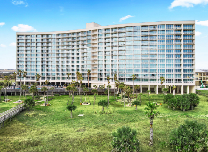 Located at the popular Galvestonian, on the sixth floor.