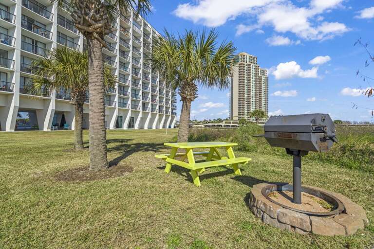 BBQ grill for guest use