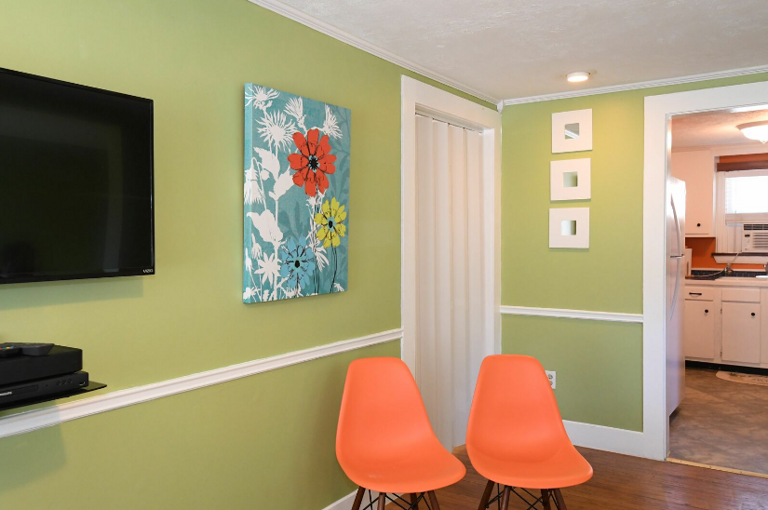 Open living area upstairs