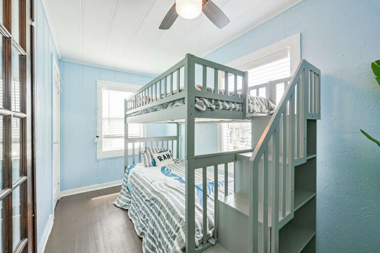 Rest and play in our awesome bunk beds.  