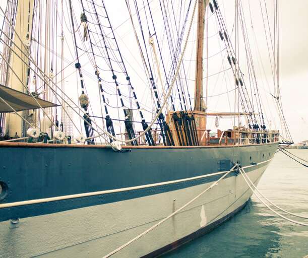 A voyage into the past on the magnificent Tall Ship Elissa!  