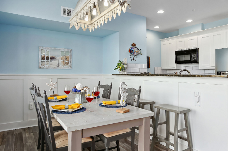 Great space to dine or play board games with family and friends