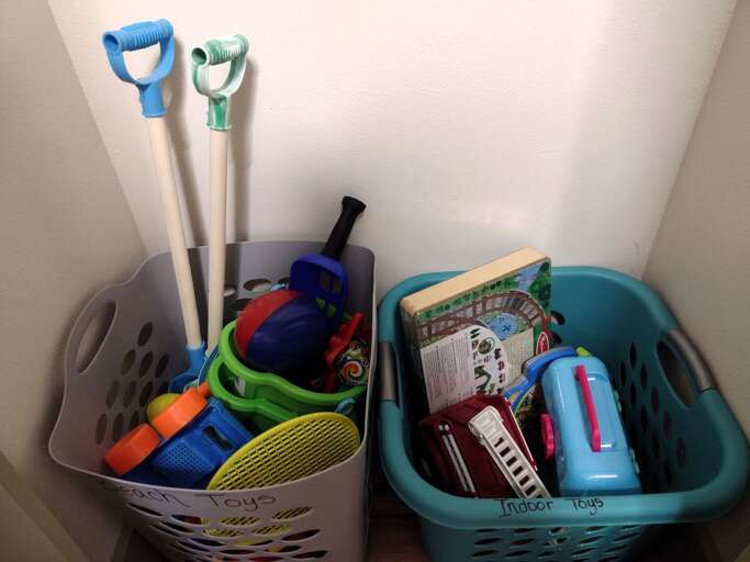 Beach essentials and kids toys!