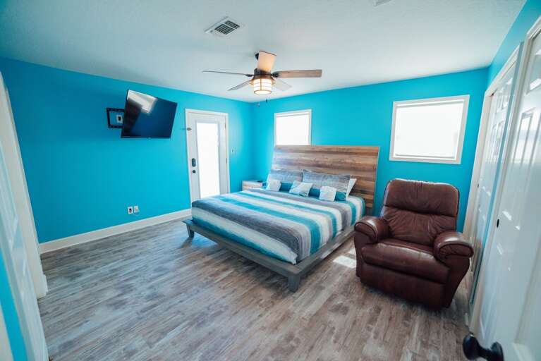 Sweet dreams in our cozy bedroom.  ‍♂️