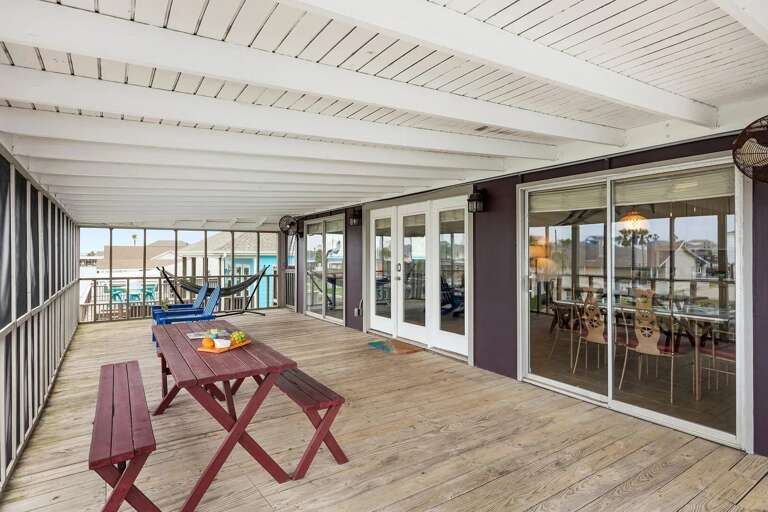 Nice big windows across living area!