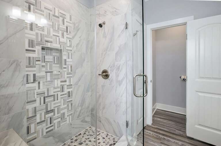 Master Bathroom 
Stunning private bathroom with stand-in shower and his & hers sink. Master Bathroom 
Stunning private bathroom with stand-in shower and his & hers sink.